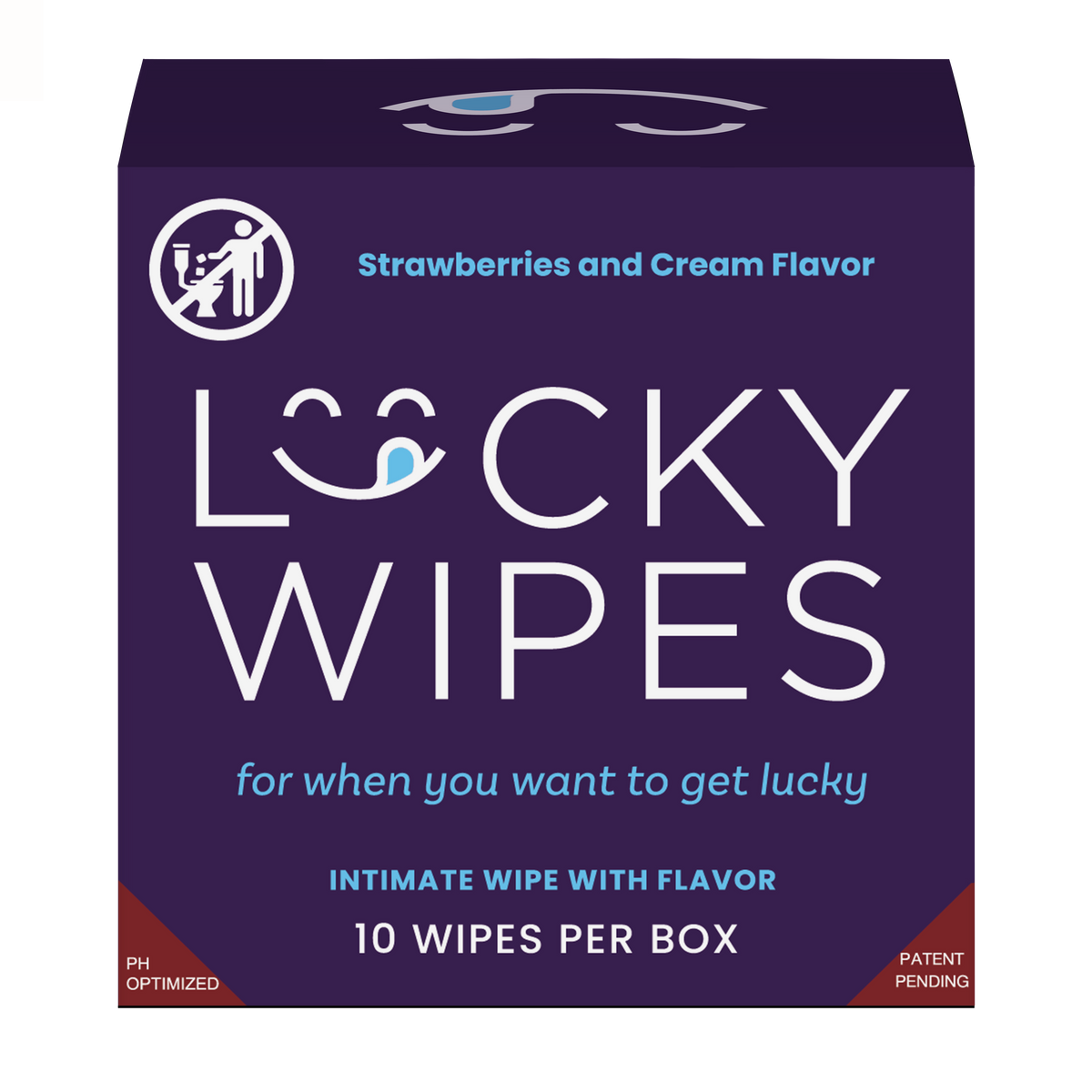 Strawberries and Cream Flavored Lucky Wipes For Men