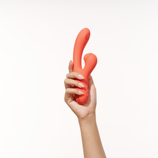 dual stimulation vibrator - peak